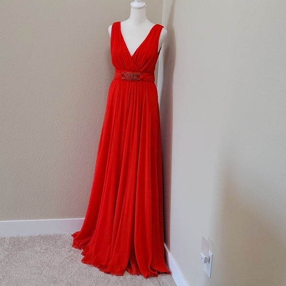 Badgley Mischka - formal evening maxi gown - Picture 5 of 11